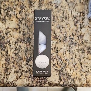 Stryker White Golf Balls 4balls